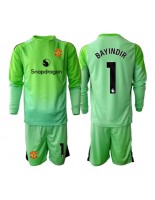 Manchester United Altay Bayindir #1 Keeper Tredjedraktsett Barn 2025-26 Lange ermer (+ bukser)